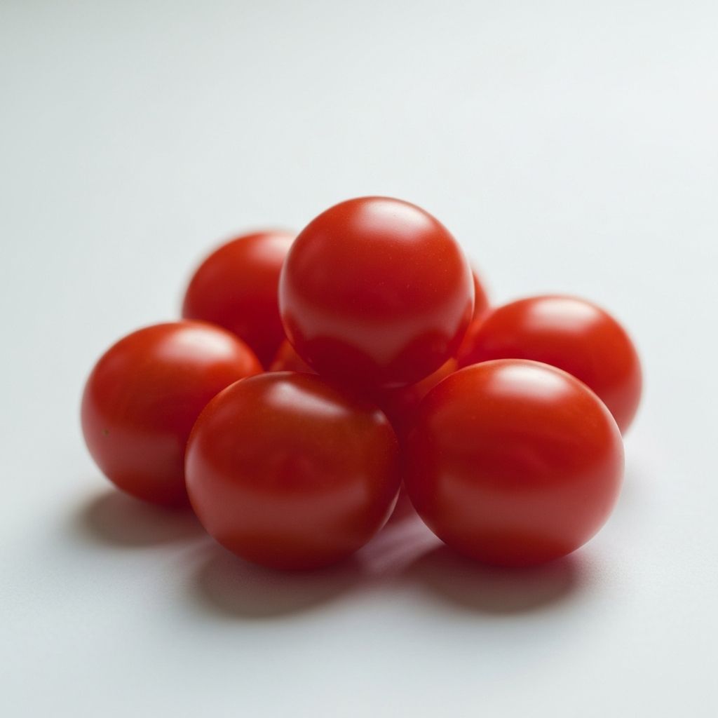 Cluster of cherry tomatoes